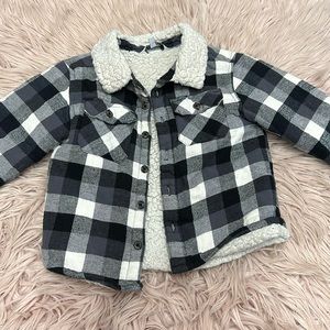 Boys Plaid Button Up